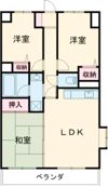 ライオンズガーデン多摩川河辺第二の間取り画像