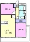 グリーンハイツ2の間取り画像