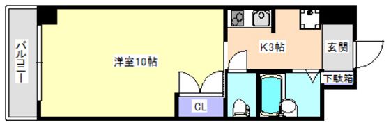 マンション雄創の間取り画像
