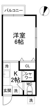 昴Ⅱの間取り画像