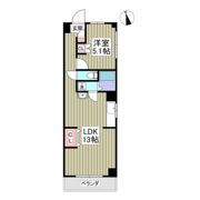 ローゼット宮前の間取り画像
