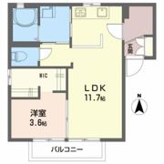 フォーレス赤坂Bの間取り画像