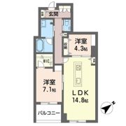 ホヌ プレミアスの間取り画像