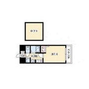 プレサンス名古屋駅前アクシスの間取り画像
