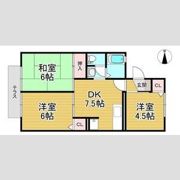 セジュール中山Ⅰの間取り画像