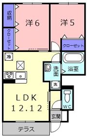 メゾン ド シュシュの間取り画像