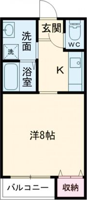 クレアーレ牡丹山の間取り画像