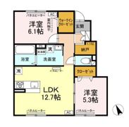 D-ROOM平岡の間取り画像