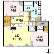 ORKA Village Dの間取り画像