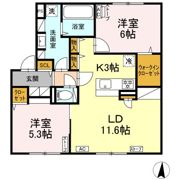 ORKA Village Dの間取り画像