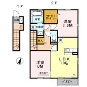ハックベリーの間取り画像