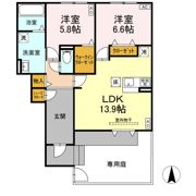 ベルネージュⅢの間取り画像