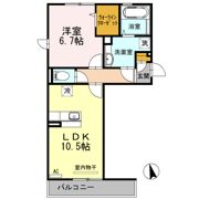 リバーパーク Iの間取り画像