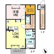 カーザ ヴィータの間取り画像
