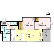 GRAMM岩倉の間取り画像