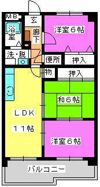 センチュリー中央の間取り画像