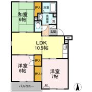 ホワイトヒルズ山陽 B棟の間取り画像