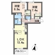 シャーメゾンプレミアスの間取り画像