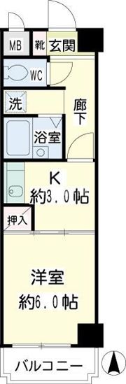 アーバンハイツ鶴見の間取り画像