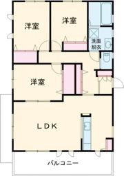 あきる野市野辺住宅の間取り画像