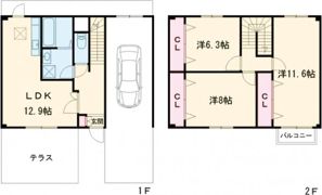 ペジーブルの間取り画像
