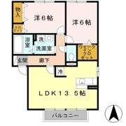 メリーファンテンの間取り画像