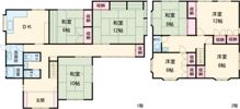 富山市天正寺 戸建ての間取り画像