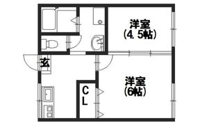 三幸ハイツの間取り画像