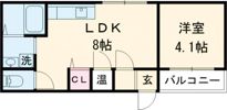 GRANDIR堺の間取り画像