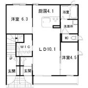 MELROSE COURT Ⅰの間取り画像