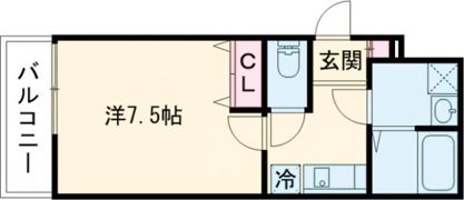 ALEGRIA津久野Northの間取り画像