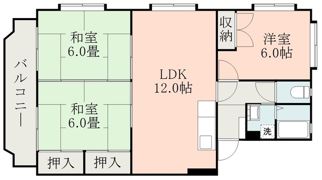 アグレアブル龍田の間取り画像