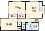 With楡木の間取り画像
