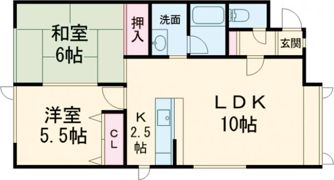 メゾン湯浜の間取り画像
