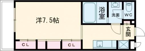 サンライズ兵庫の間取り画像
