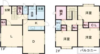 津田東住宅の間取り画像