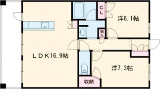 プレミスト白川公園の間取り画像