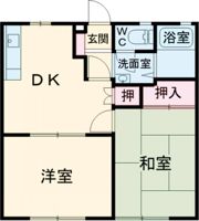 アフィネ桜木の間取り画像
