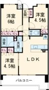 ワコーレ神戸三宮G.C．の間取り画像