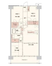 クレストフォルム柏サウスウイングの間取り画像