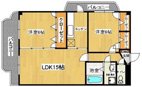 パサージュ若草Ⅱの間取り画像