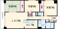 パークサイドブライトネスの間取り画像