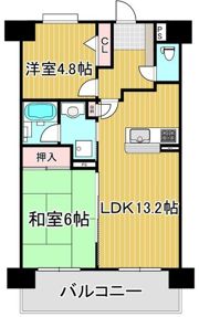 ボナール富沢の間取り画像