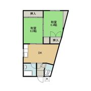 あずま荘の間取り画像