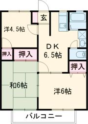 松嶋ハイツⅣの間取り画像