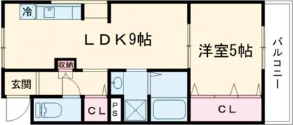 ラムール大久保の間取り画像