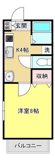 フォンターナの間取り画像