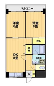 ハミング西浦の間取り画像