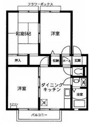 N・ソレアードB棟の間取り画像