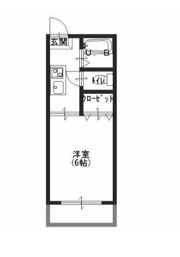 シングルハイツ若宮の間取り画像